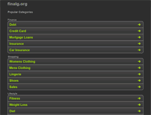 Tablet Screenshot of finalg.org